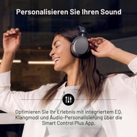 Bezdrôtové slúchadlá Sennheiser Momentum 4 s adaptívnym potlačením hluku, 60-hodinovou výdržou batérie a skladacím dizajnom – grafitová farba 6