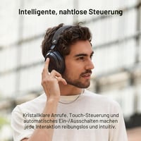 Bezdrôtové slúchadlá Sennheiser Momentum 4 s adaptívnym potlačením hluku, 60-hodinovou výdržou batérie a skladacím dizajnom – grafitová farba 7
