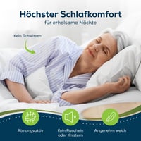 Husă de protecție impermeabilă pentru saltea Sensalou 70x140x15 cm - Cearșaf cu protecție pentru pătuț copii 4