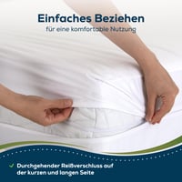 Husă de protecție impermeabilă pentru saltea Sensalou 70x140x15 cm - Cearșaf cu protecție pentru pătuț copii 5