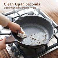 Sensarte 28 cm-es mélyserpenyő fedővel, svájci gránit bevonattal, indukciós tűzhelyre 6