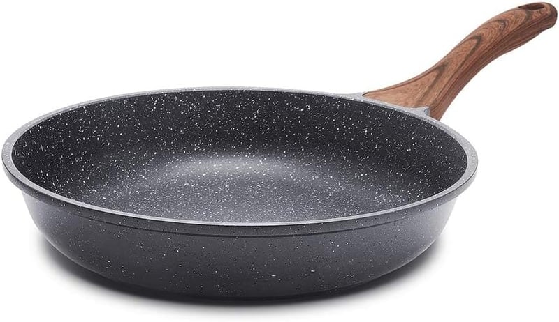 Sensarte 28 cm gránit bevonatos serpenyő indukciós tűzhelyre, PFOA mentes