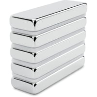 SENSEI 5 db Erős Neodímium Mágnes 30x10x4mm 5,4kg Tartóerő Téglalap 1