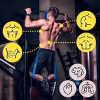 Bandă Elastică de Rezistență Sensei Fitness 40-55 kg – Bandă de Antrenament Extra Puternică pentru Calisthenics și Fitness – Albastru – Include E-Book 4