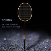 Senston N80 Carbon Ultralight Tollaslabda Ütő Táskával - golden 2