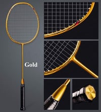 Senston N80 Carbon Ultralight Tollaslabda Ütő Táskával - golden 4