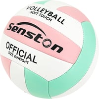 Senston Röplabda 5-ös Méret - Vízálló PVC Strandröplabda Pumpával, Ideális Medencéhez és Strandra, Cseresznyevirág Színben 4