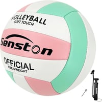 Senston Röplabda 5-ös Méret - Vízálló PVC Strandröplabda Pumpával, Ideális Medencéhez és Strandra, Cseresznyevirág Színben 1