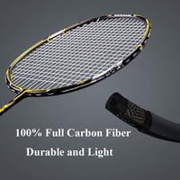 Senston S300 Grafitkarbon Badminton Szett 2 Ütővel, Táskával és 6 Tollassal - black blue 4
