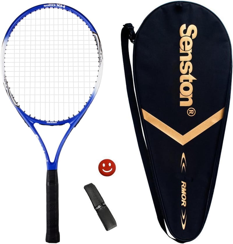 Senston Teniszütő 19/23/25 Egy Darabos Dizájn Táskával és Kiegészítőkkel - 25 Inch, Blue
