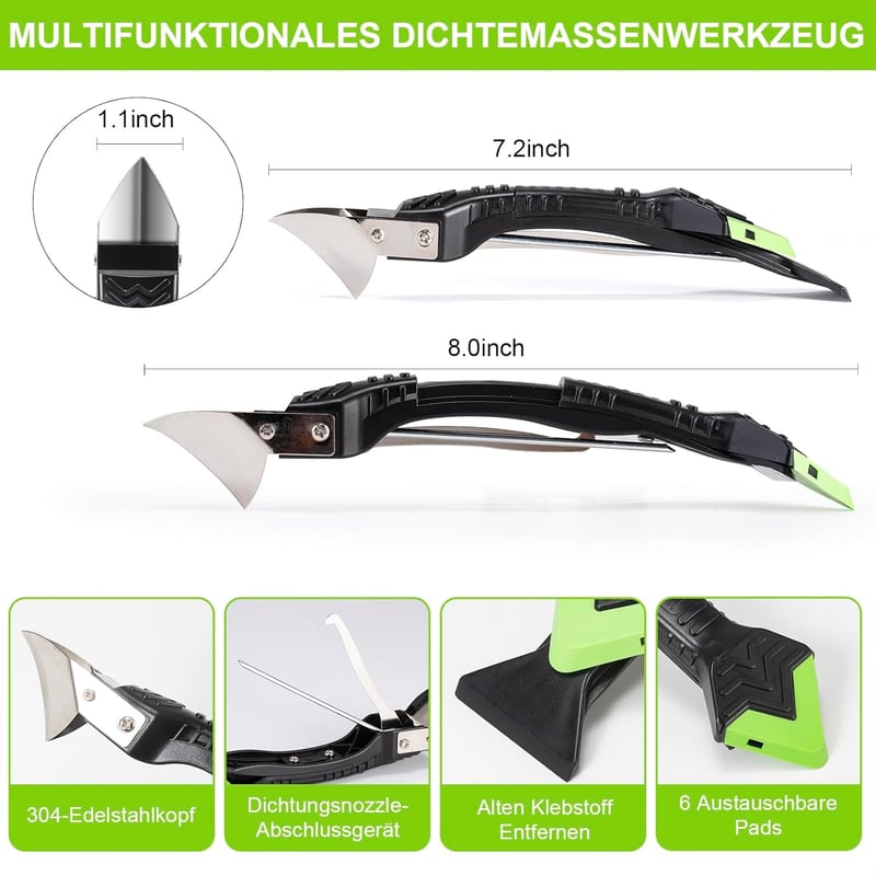 Sentoo 5 az 1-ben szilikon eltávolító készlet rozsdamentes acél késsel