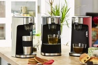 Senya elektromos teáskanna 1415W fekete, szűrővel laza tea és teafilter számára 10