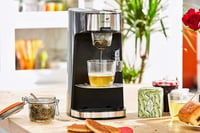 Senya elektromos teáskanna 1415W fekete, szűrővel laza tea és teafilter számára 2