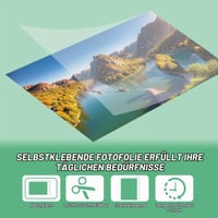 Folie de laminare la rece autoadezivă SenZee A7 pentru ecografii, 50 buc, cu racletă, pentru cărți de vizită și fotografii 3
