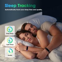 Septoui Fitness Tracker Okosóra Pulzusmérő Vérnyomásmérő IP68 Vízálló 8