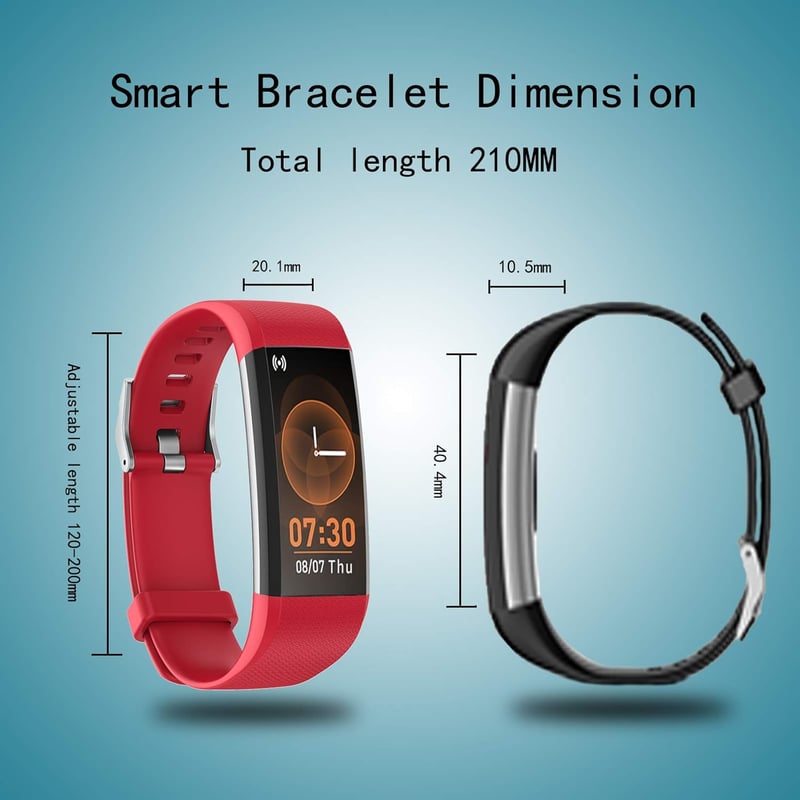 Septoui Fitness Tracker Okosóra Pulzusmérő Vérnyomásmérő IP68 Vízálló