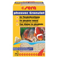 Sera Phosvec Granulat mediu filtrant 500 g - material filtrant pentru eliminarea fosfaților din acvariu 1