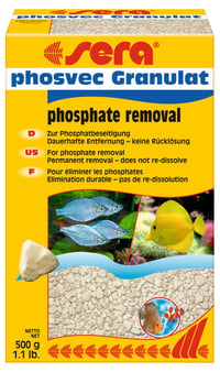 Sera Phosvec Granulat mediu filtrant 500 g - material filtrant pentru eliminarea fosfaților din acvariu 2