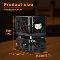 SERdeerCH 1200W elektromos szénégő kókuszfa szénhez rács és fogóval 2