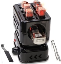 SERdeerCH 1200W elektromos szénégő kókuszfa szénhez rács és fogóval 1