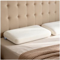 SerenNap ortopéd memóriahabos párna 70x42x10 cm nyaktámasz oldalt alvóknak kétoldalas ergonomikus párna levehető huzattal Oeko-Tex fehér 1