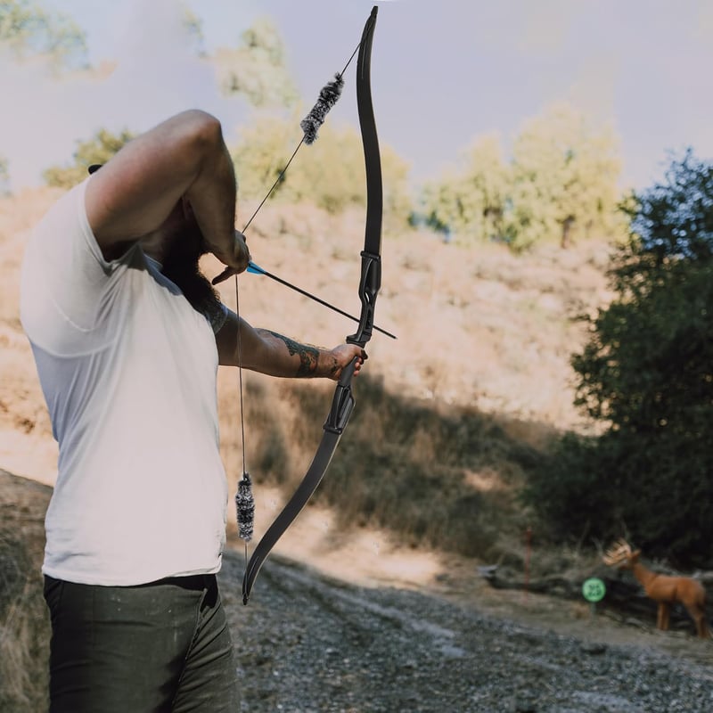 Pfeil und Bogen Visszahajló recurve íj és nyíl készlet 30/40/45 lbs, íjászat gyakorlásához