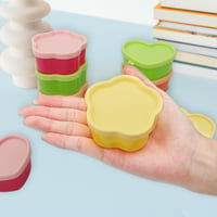 XWCHASA set od 10 plastičnih posuda za zamrzivač s poklopcem - Komplet malih posuda za umake, namaze i začine 4