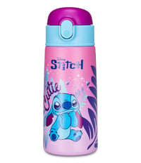 Seven Lilo i Stitch dječja termos boca sa slamkom, 460 ml, nehrđajući čelik, bez BPA, održava temperaturu 24 sata, školska boca za vodu 1
