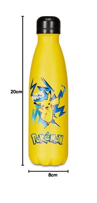 Detská termoska Pokémon so slamkou 460 ml, bez BPA, nehrdzavejúca oceľ, udrží teplotu 24 hodín, do materskej a základnej školy 6