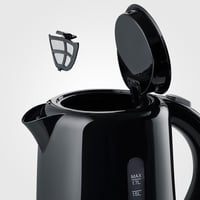 SEVERIN 1,7 literes vízforraló fekete, 2200W, kompakt, vízkőszűrő 7