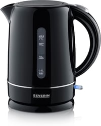 SEVERIN 1,7 literes vízforraló fekete, 2200W, kompakt, vízkőszűrő 1