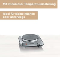 SEVERIN 1500W Elektromos Főzőlap Kompakt Konyhai Készülék 4