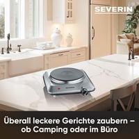 SEVERIN 1500W Elektromos Főzőlap Kompakt Konyhai Készülék 5