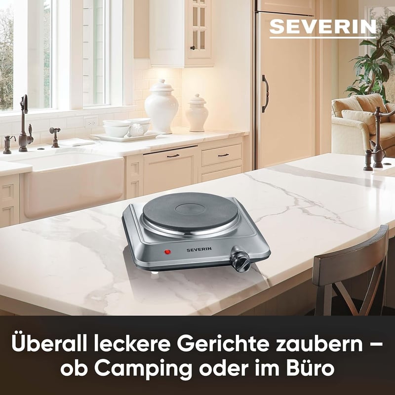 SEVERIN 1500W Elektromos Főzőlap Kompakt Konyhai Készülék