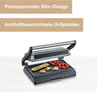 Severin 800W multifunkciós kompakt grillsütő elektromos 2