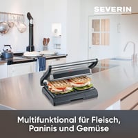 Severin 800W multifunkciós kompakt grillsütő elektromos 3