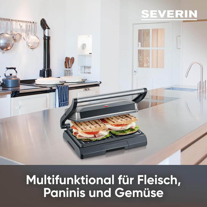 Severin 800W multifunkciós kompakt grillsütő elektromos