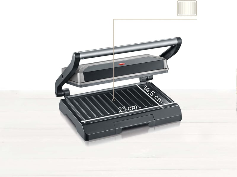Severin 800W multifunkciós kompakt grillsütő elektromos