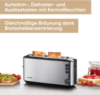 SEVERIN AT 2515 automata kenyérpirító rozsdamentes acél 1000W 2