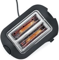 SEVERIN Automata Kenyérpirító 2 Rekeszes Rozsdamentes Acél Fekete 800W 8