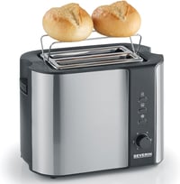 SEVERIN Automata Kenyérpirító 2 Rekeszes Rozsdamentes Acél Fekete 800W 5