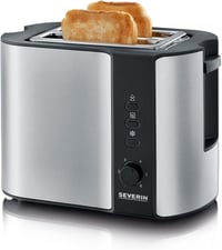 SEVERIN Automata Kenyérpirító 2 Rekeszes Rozsdamentes Acél Fekete 800W 1