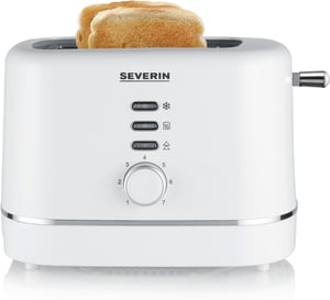 SEVERIN AT 4324 automatski toster, 2 kriške, 850 W - bijeli