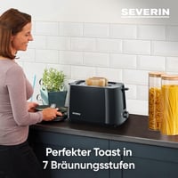 SEVERIN Automata Kenyérpirító 700W Rozsdamentes Bun Toasting Funkcióval 3