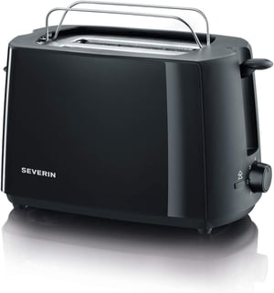 Automatski toster Severin AT 2287 s rešetkom za peciva, 700 W - crni