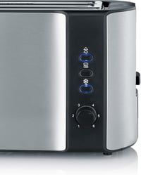 SEVERIN Automata Kenyérpirító Rozsdamentes Acél 800W Dupla Kamrás 7