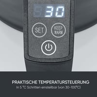 SEVERIN Cool-Touch Vízforraló 1,7L LED Hőmérsékleti Kijelzővel Fekete 3