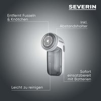 SEVERIN CS 7976 Szövetgombremover Elektromos Bolyhozó Elemmel 2