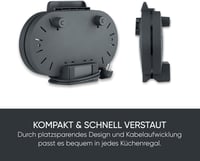 SEVERIN Duo gofrisütő szív alakú gofrihoz, 1200W, PFAS-mentes bevonat, matt fekete 6
