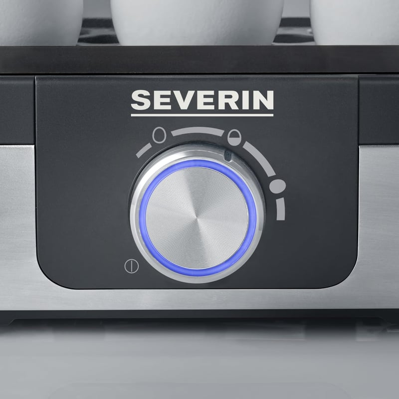SEVERIN EK 3163 Tojásfőző 3 tojáshoz elektronikus időzítéssel rozsdamentes acél